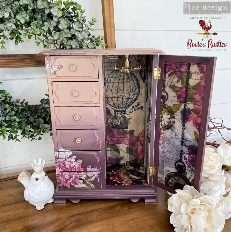 Redesign Jewelry Box &#039;Dreamy Florals&#039; Inspiration by Rosie&#039;s Rustics