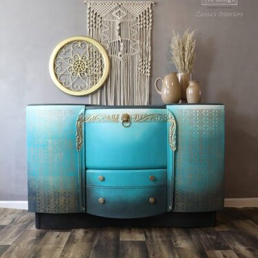 Redesign Décor Stencils &#039;Something Geometric&#039; Inspiration by Zaina&#039;s Interiors