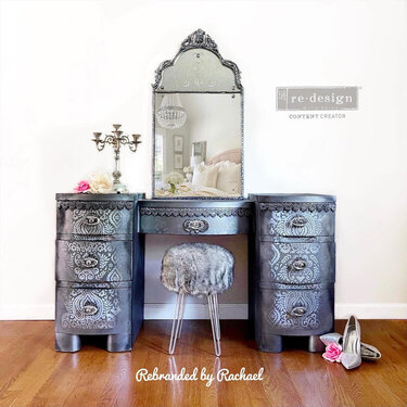 Redesign décor transfer White Engravings inspiration by Rebranded by Rachael