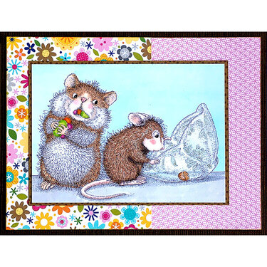 Missing Treats House-Mouse Card