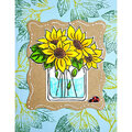 POP Sunflower Jar Card
