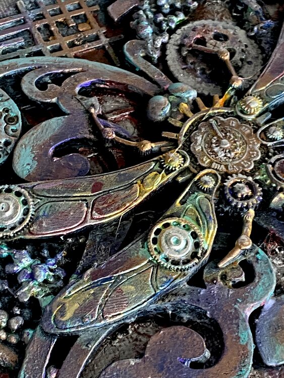 Steampunk dragonfly