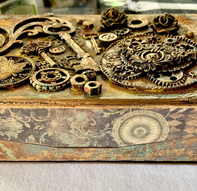 Steampunk treasure box