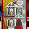 Housewarming A7 handmade card - Spellbinders Victorian house and sign post dies