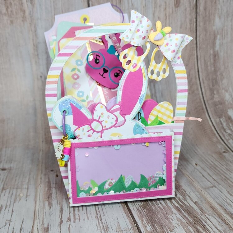 Easter Basket with Mini Albums