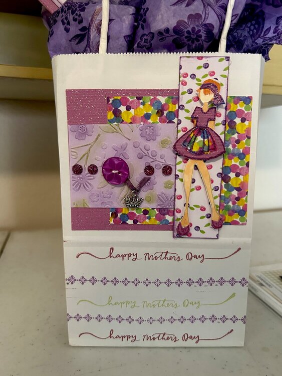 MOTHERS DAY - GIFT BAG &amp; 6X6 CARD