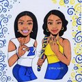 Zeta Phi Beta (Patsy) Sigma Gamma Rho (Sandra)