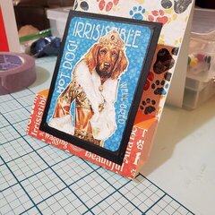 my first 'Box Card" as taught by Jennifer McGuire 