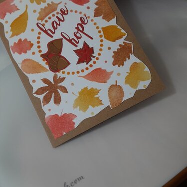 Inky autumn card inspired by #simonhurley 