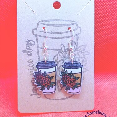 Java Cup Earrings