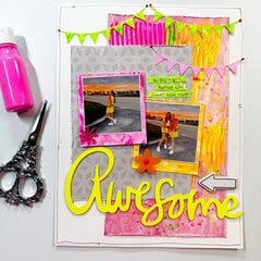Neon Mixed Media Fun