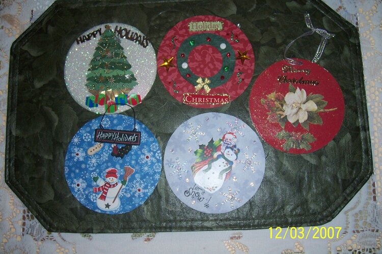 altered christmas cd&#039;s