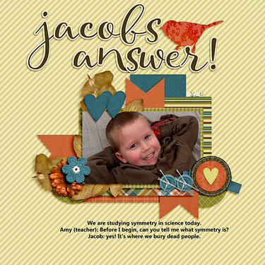 Jacob&#039;s Answer!