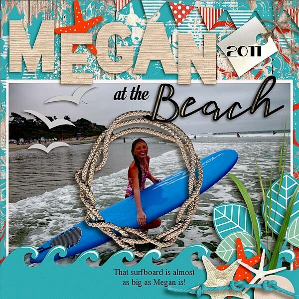 Megan at the Beach