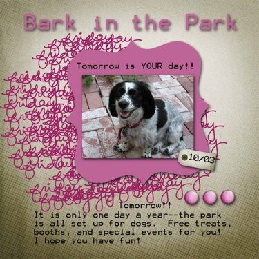 Bark in the Park!
