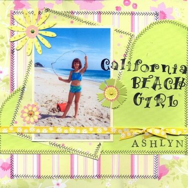 California Beach Girl***Color and LOAD Challenge***