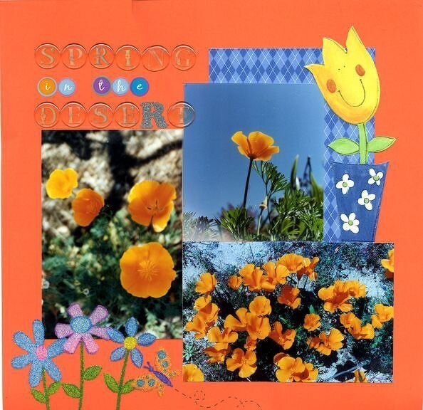 Spring in the Desert***HMITM-Layout a day challenge***