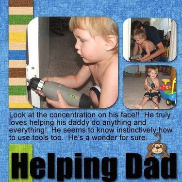 Helping Dad
