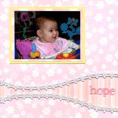 Hope***Layout a day***Stash** Color Challenge***