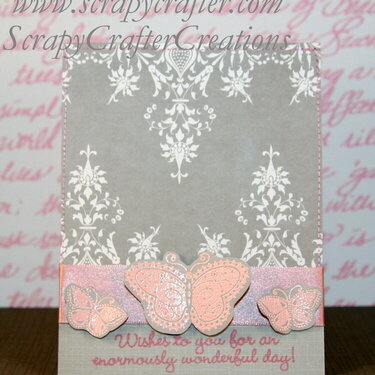 Happy Birthday - Butterfly&#039;s Damask