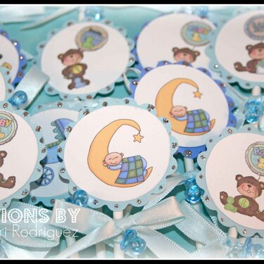 Baby Cupcake Toppers