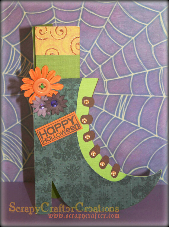Witches Boot Card