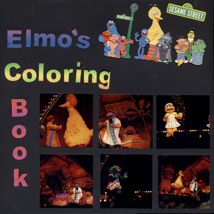 Elmo&#039;s Coloring Book!