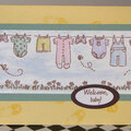 Welcome Baby card