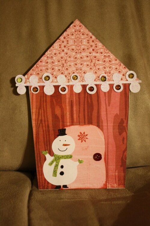 Christmas house card