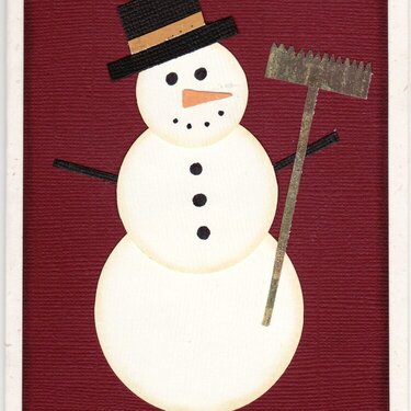 Snowman-x-mas card