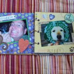 Dad's dog scrapbook