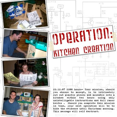 Operation: Kitchen Creation