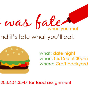 Fate Burger Invite