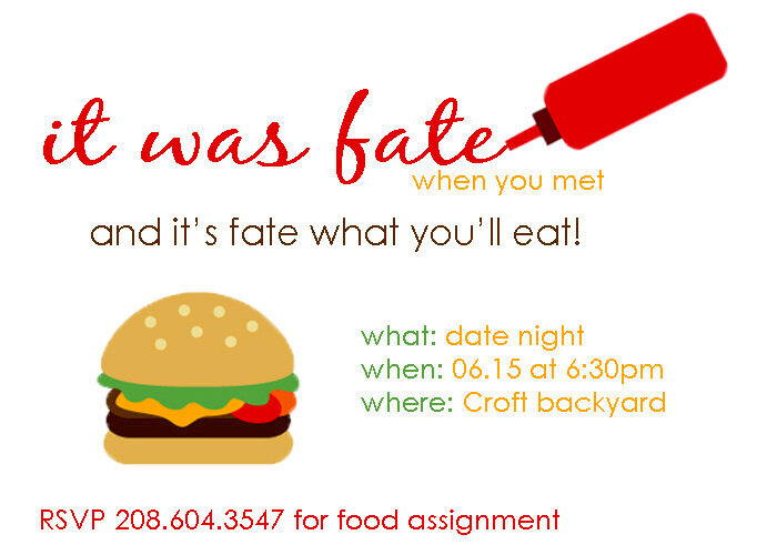 Fate Burger Invite