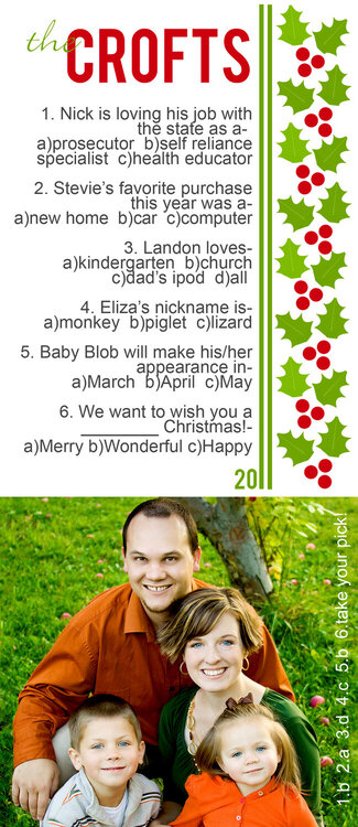 Christmas Card 2011