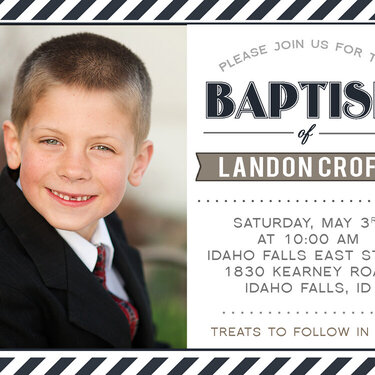 Landon Baptism