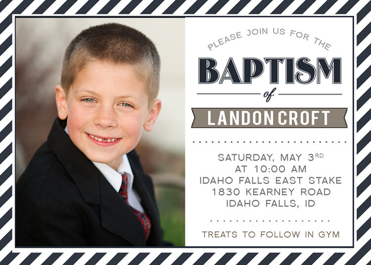 Landon Baptism