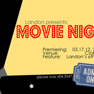Movie Night Invite