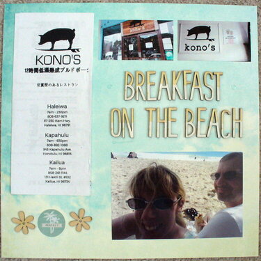 32 breakfast on beach