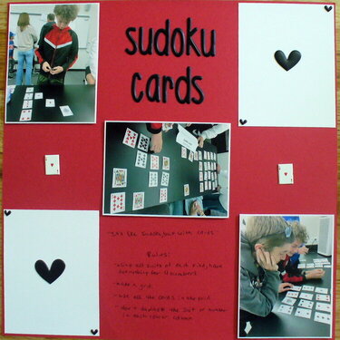 sudoku cards