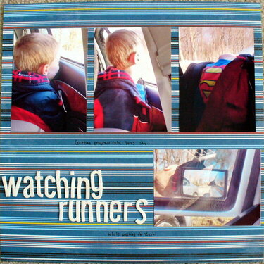 watching runners