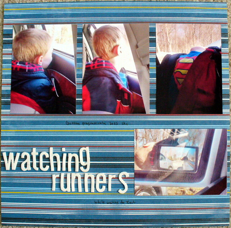 watching runners