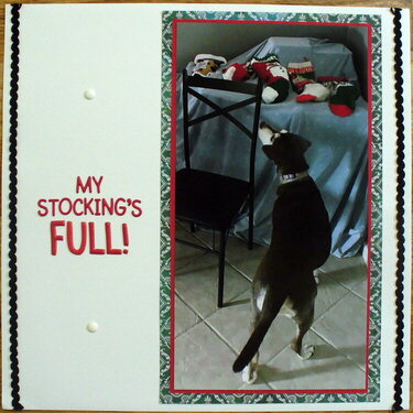 my stocking&#039;s FULL!