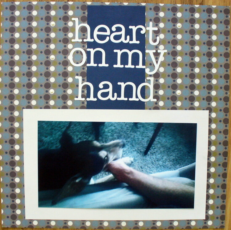 heart on my hand