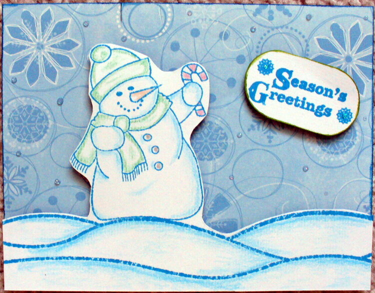 Snowman greetings