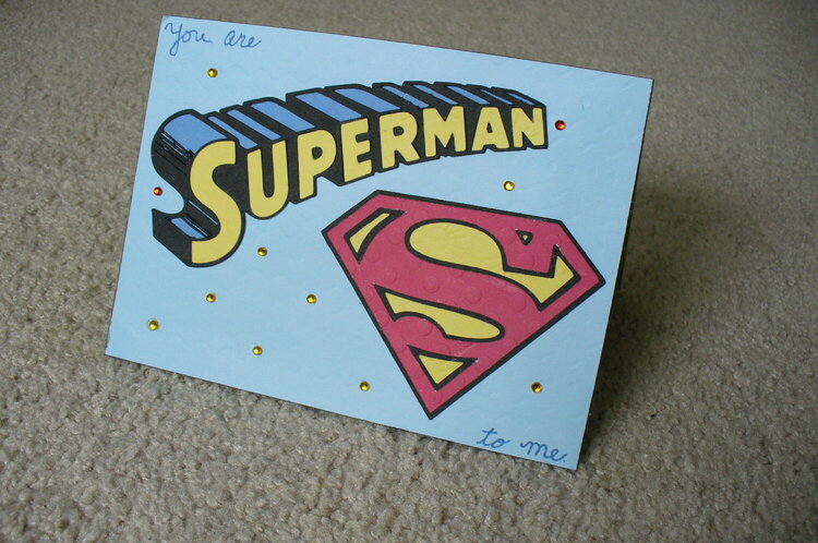 Superman card