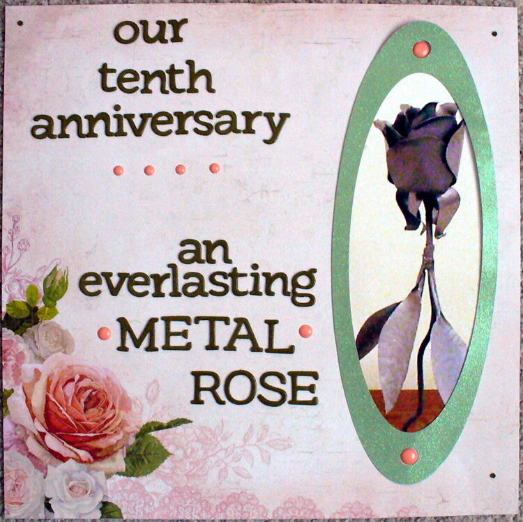 metal rose