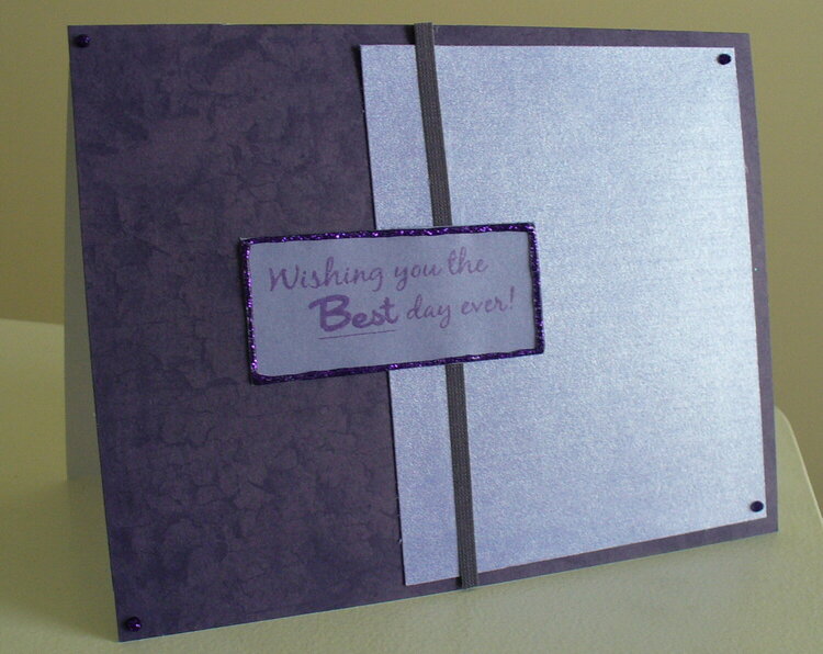 Purple card