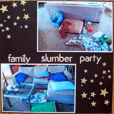 family slumber party