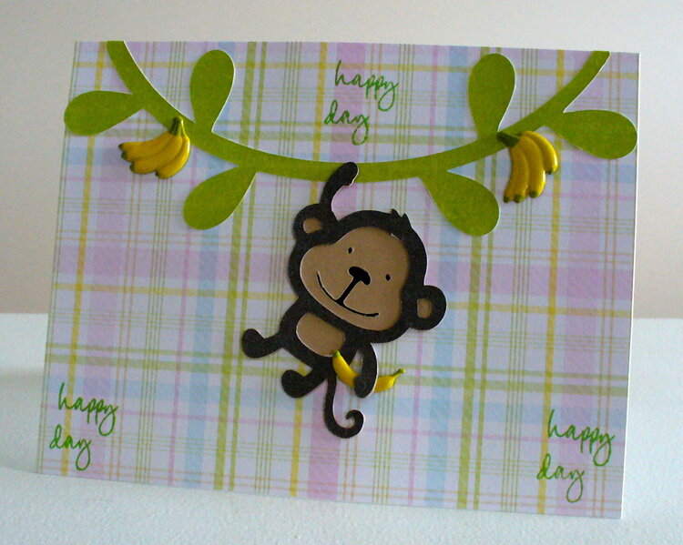 Happy Monkey card